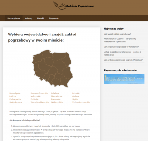 Gdzie szukać zakładu pogrzebowego?
